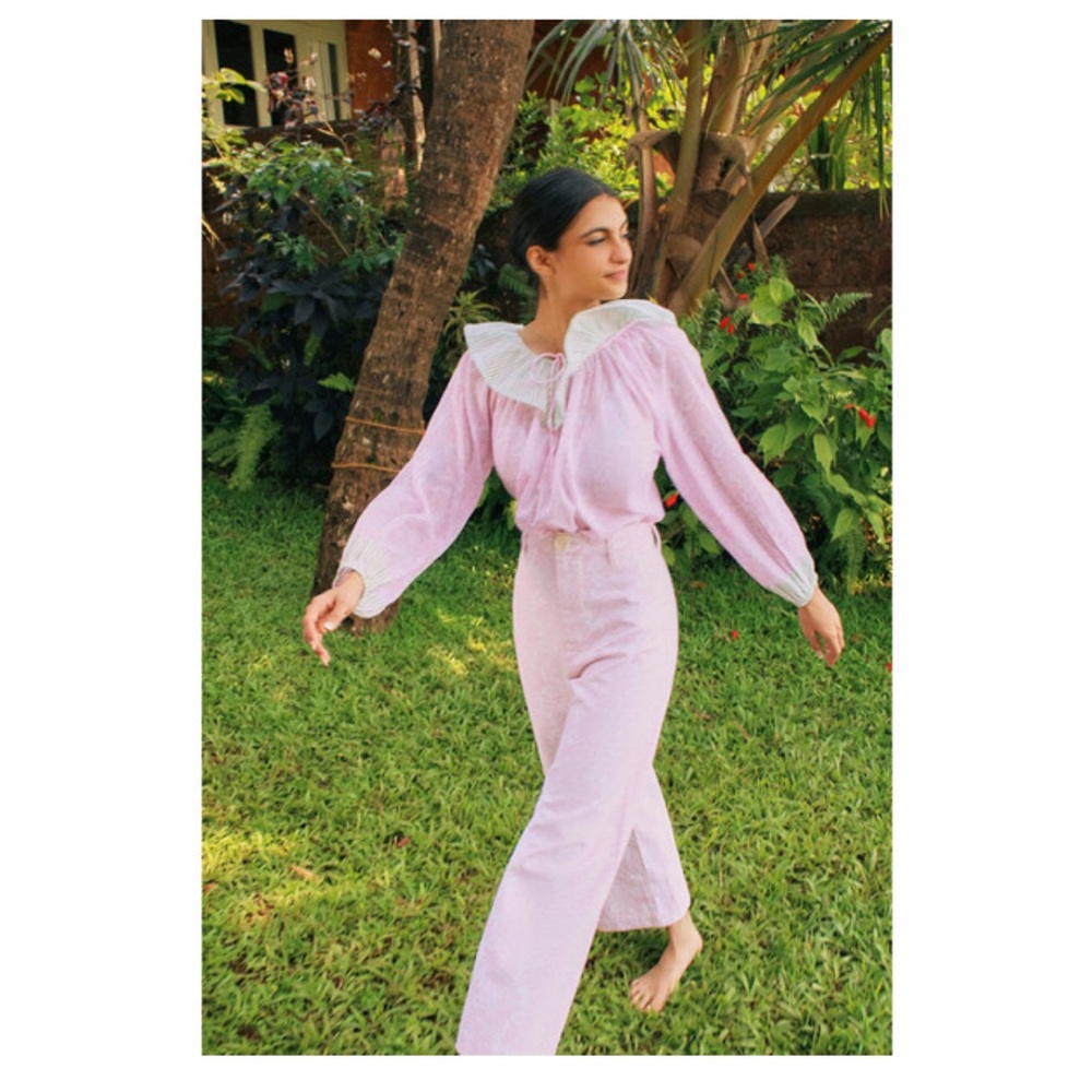 SZ Blockprints Disco Pants in Barbie Pink